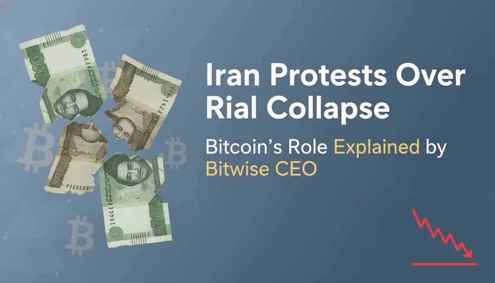 Iran Protests Over Rial Collapse Highlight Bitcoin's Role, Says Bitwise CEO