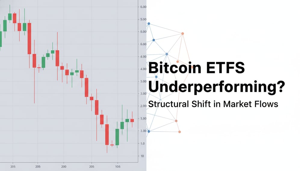 Why Bitcoin ETFs Appear Underperforming Despite Growing Market Role