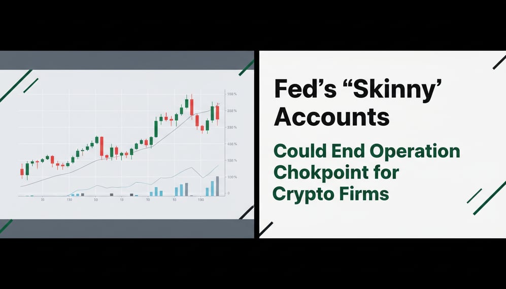 How Fed’s 'Skinny' Accounts Could End Operation Chokepoint for Crypto Firms