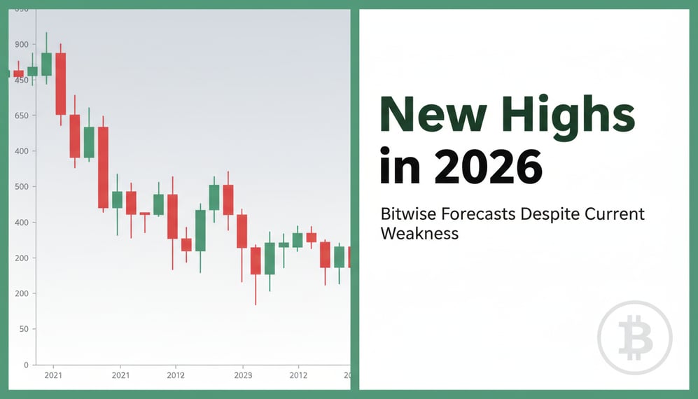Bitwise Predicts Bitcoin Will Reach New Highs in 2026 Despite Current Weakness