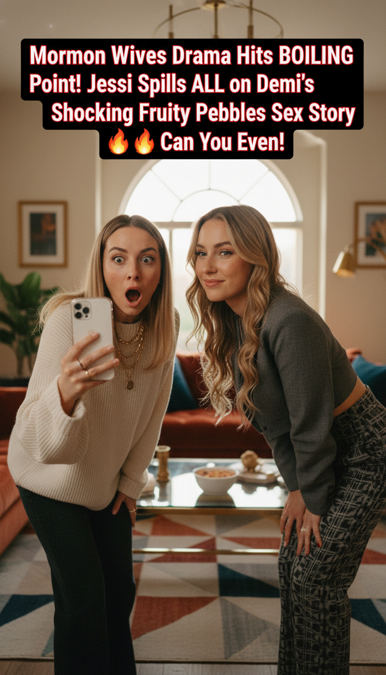 Mormon Wives Drama Hits BOILING Point! Jessi Spills ALL on Demi’s Shocking Fruity Pebbles Sex Story 🍑🔥 Can You Even?!