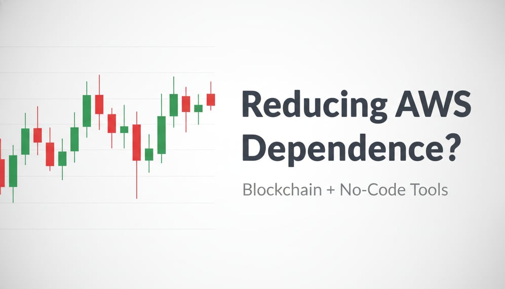 Can Blockchain and No-Code Tools Reduce AWS Dependence in Crypto?