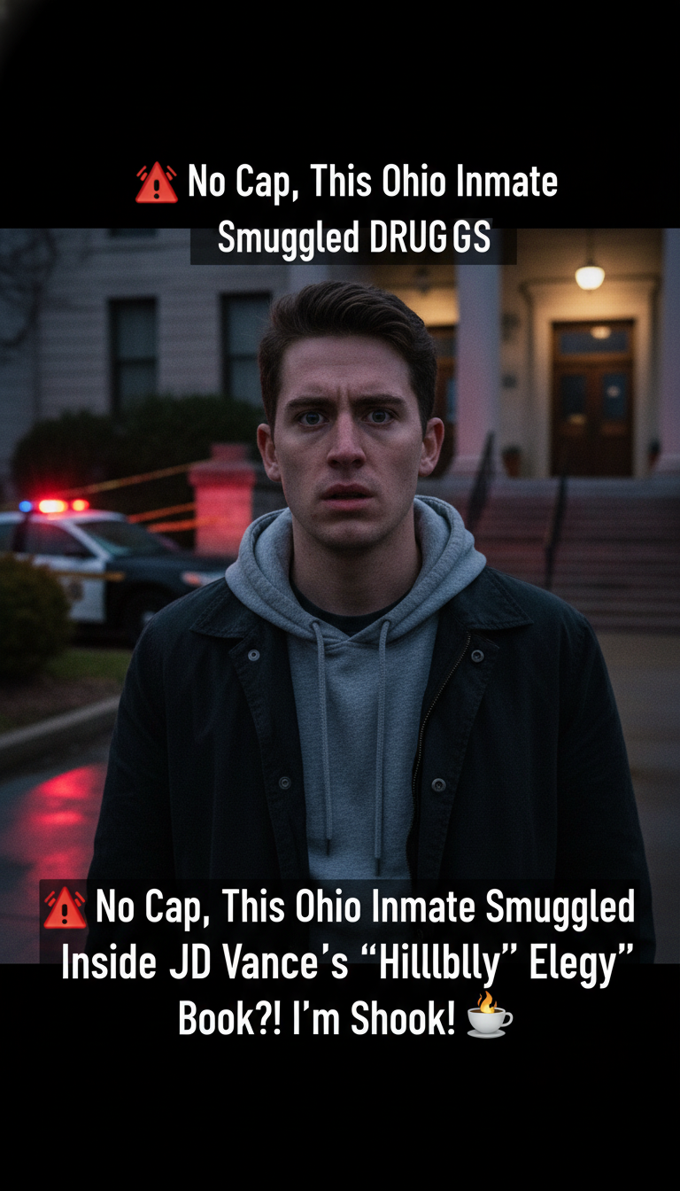 🚨 No Cap, This Ohio Inmate Smuggled DRUGS Inside JD Vance’s ‘Hillbilly Elegy’ Book?! I’m Shook! ☕🔥