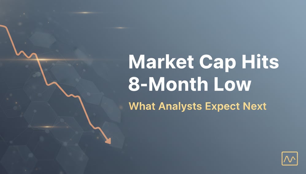 Crypto Market Cap Drops to 8-Month Low: What Analysts Expect Next