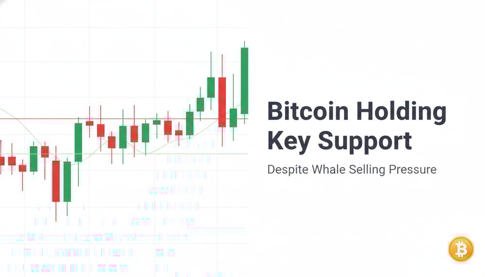 Why Is Bitcoin Holding Key Support Despite Whale Selling Pressure?