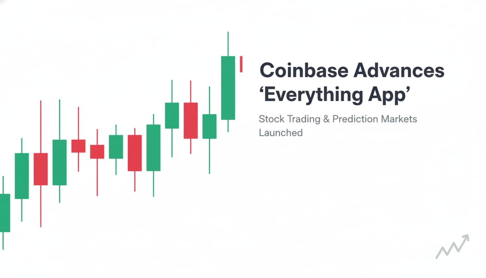 How Coinbase’s New Stock Trading and Prediction Markets Advance Its ‘Everything App’ Goal