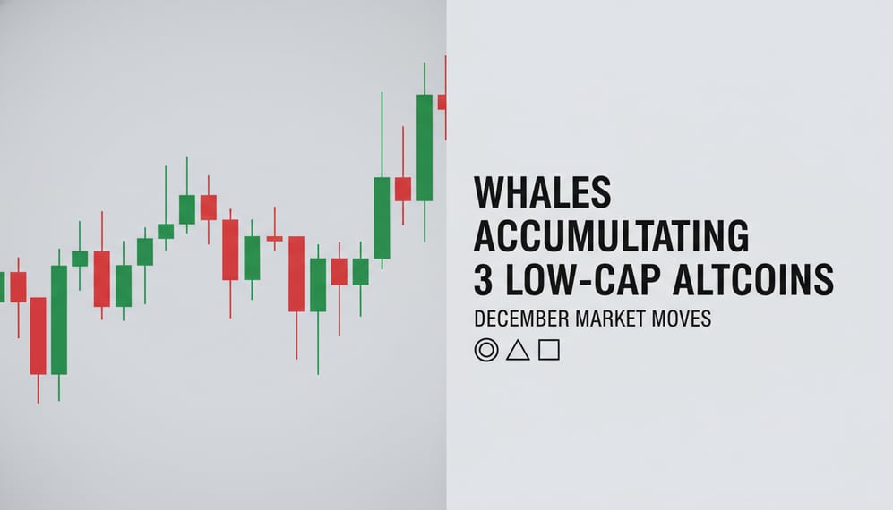 Why Are Whales Accumulating These 3 Low-Cap Altcoins in December?