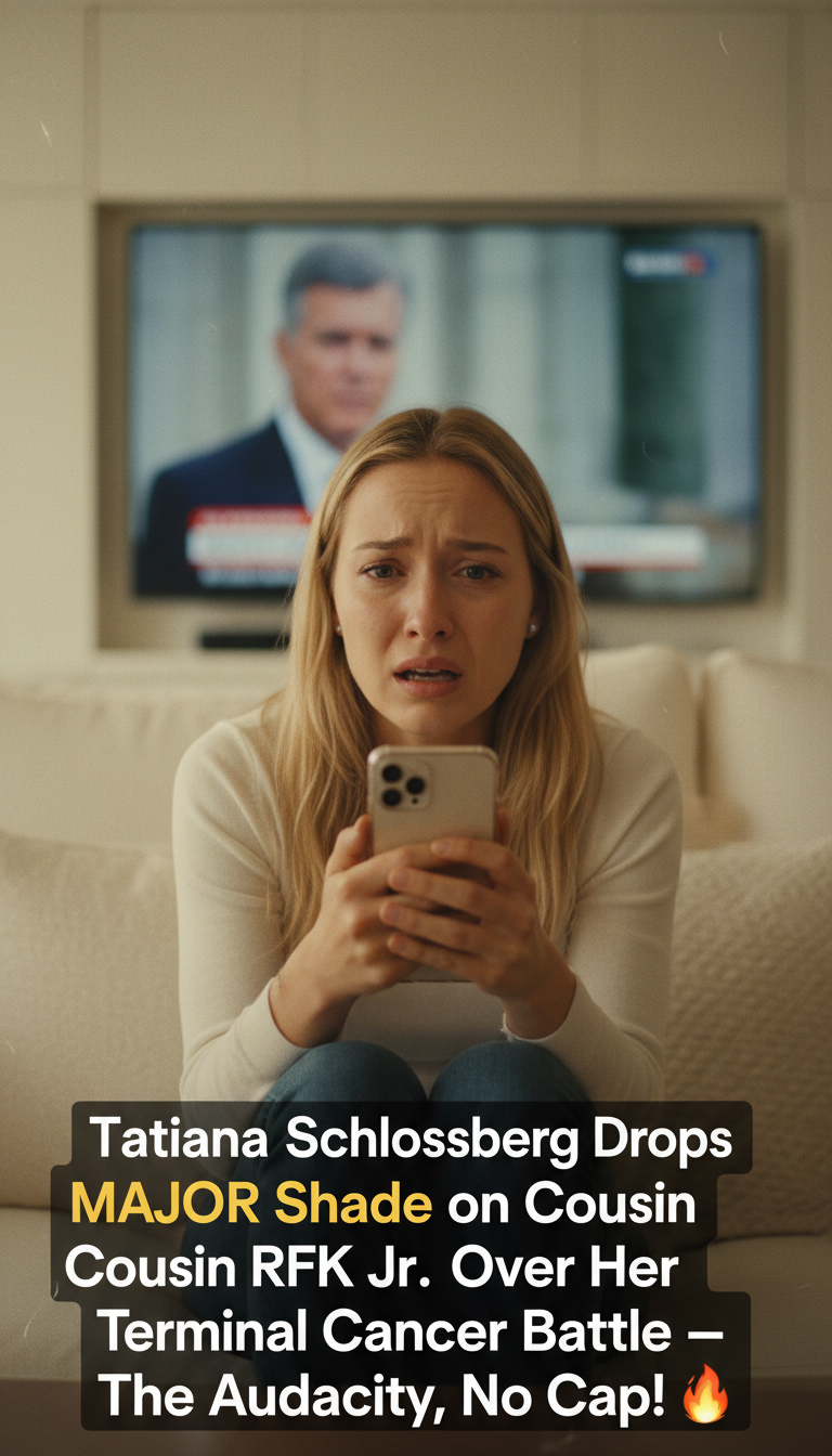 Tatiana Schlossberg Drops MAJOR Shade on Cousin RFK Jr. Over Her Terminal Cancer Battle — The Audacity, No Cap! ☕🔥