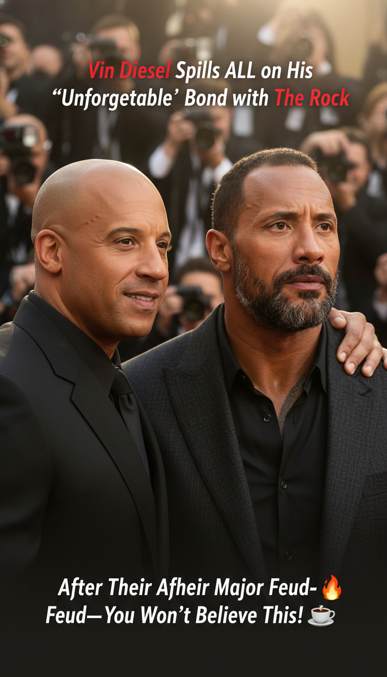 Vin Diesel Spills ALL on His ‘Unforgettable’ Bond with The Rock After Their Major Feud—You Won’t Believe This! ☕🔥