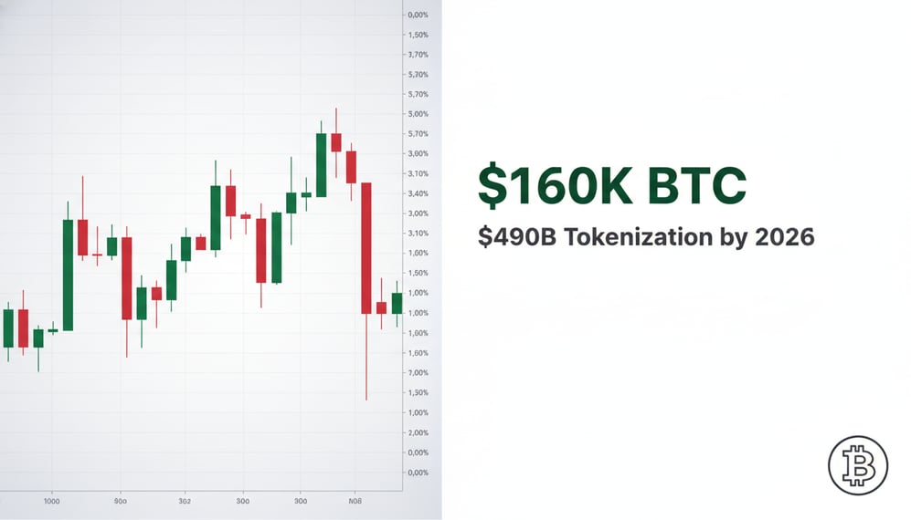 Presto Research Forecasts $160K Bitcoin and $490B Tokenization by 2026