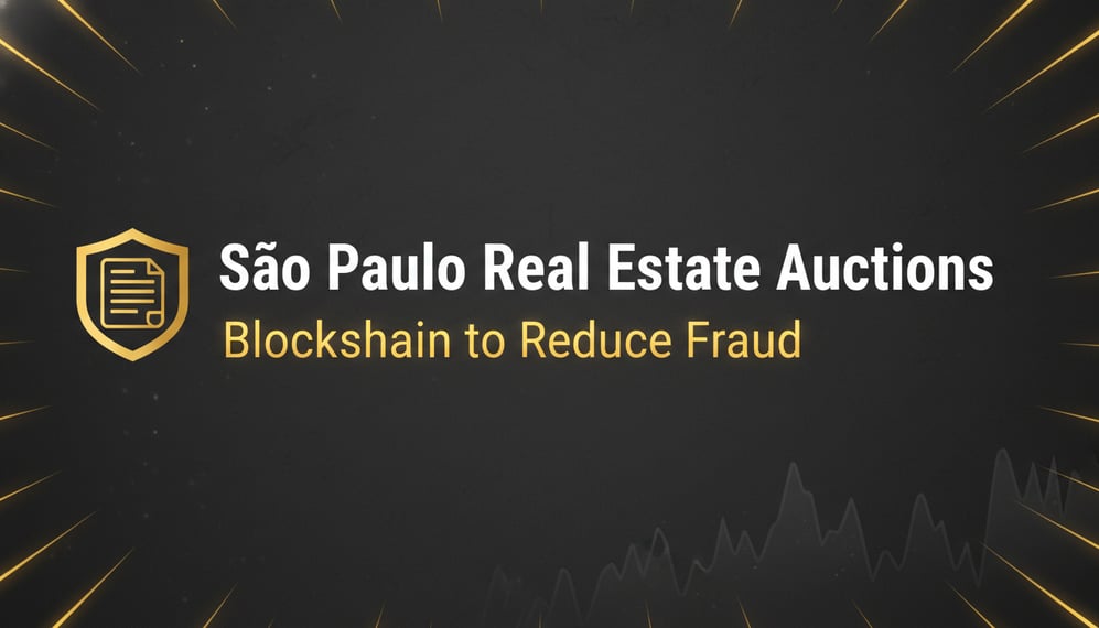 How Will Brazil Use Blockchain to Reduce Fraud in São Paulo Real Estate Auctions?