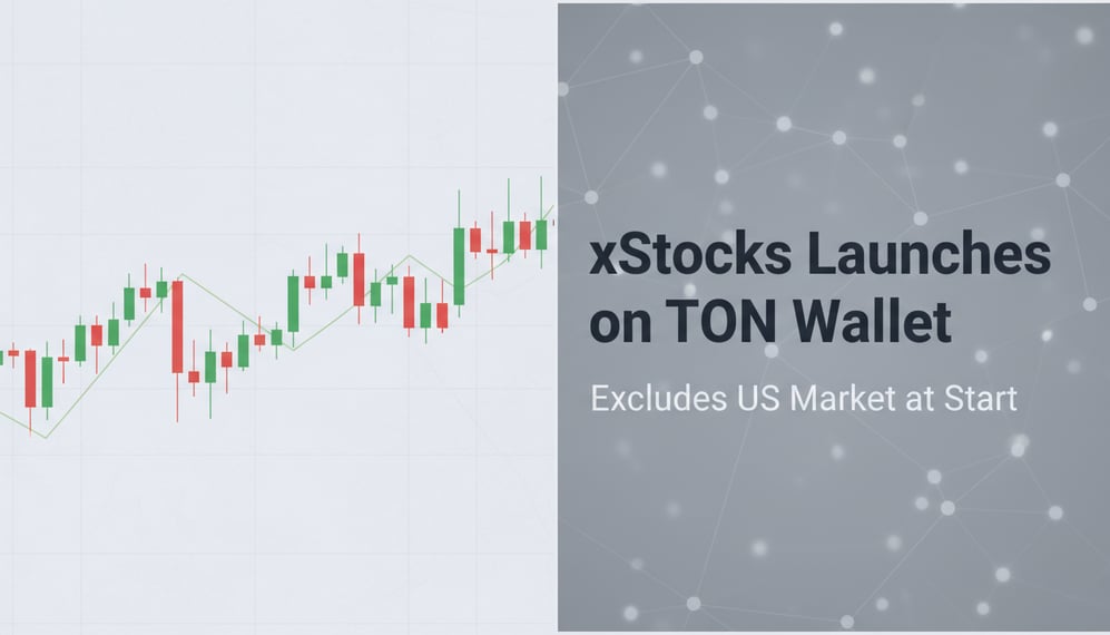 Kraken-Backed xStocks Launches on TON Wallet, Excluding US Market at Start