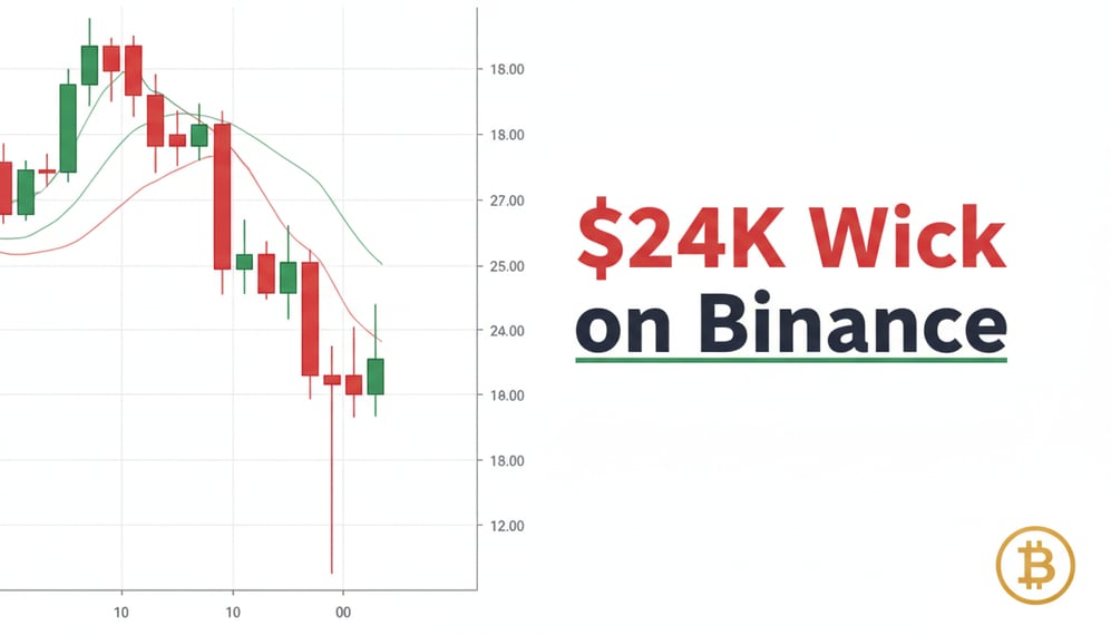 What Caused Bitcoin’s $24K Price Wick on Binance’s Illiquid BTC/USD1 Pair?