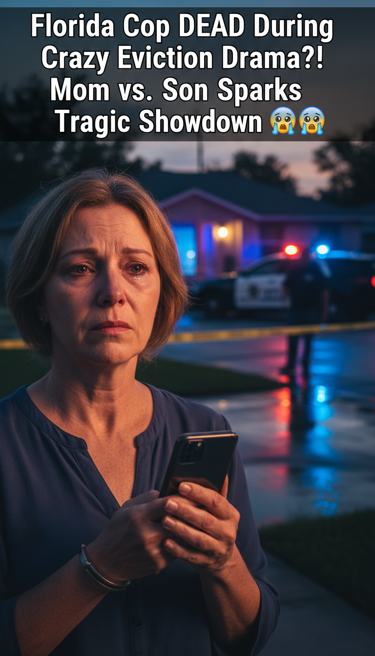 Florida Cop DEAD During Crazy Eviction Drama?! Mom vs. Son Sparks Tragic Showdown 😱☕🔥