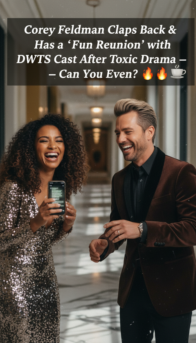 Corey Feldman Claps Back & Has a ‘Fun Reunion’ with DWTS Cast After Toxic Drama — Can You Even?! ☕🔥