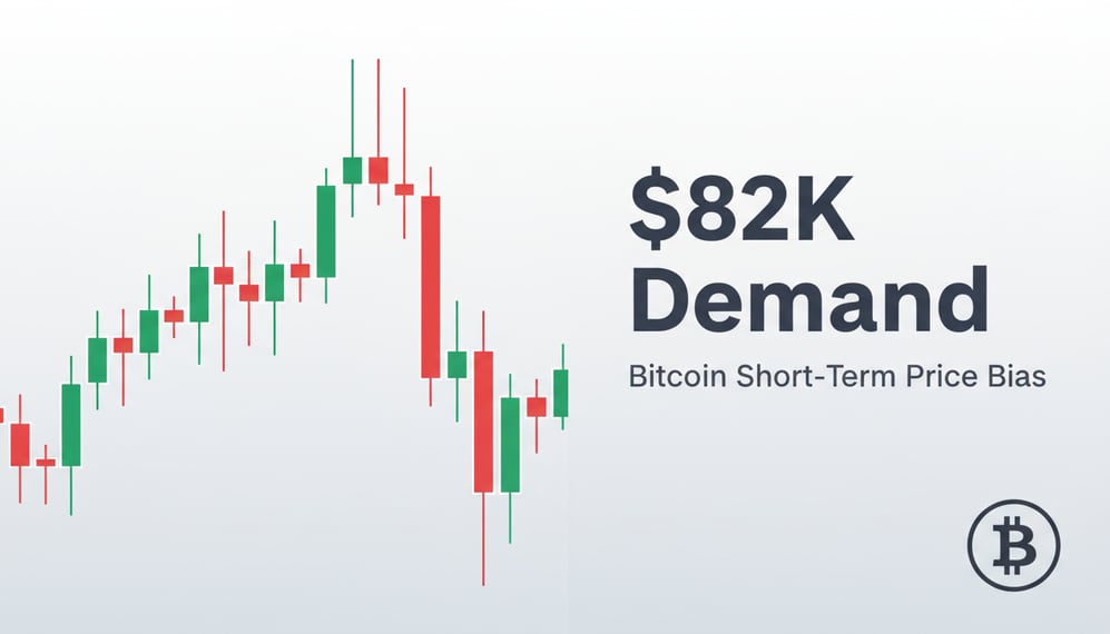 How Does Demand at $82K Influence Bitcoin’s Short-Term Price Bias?
