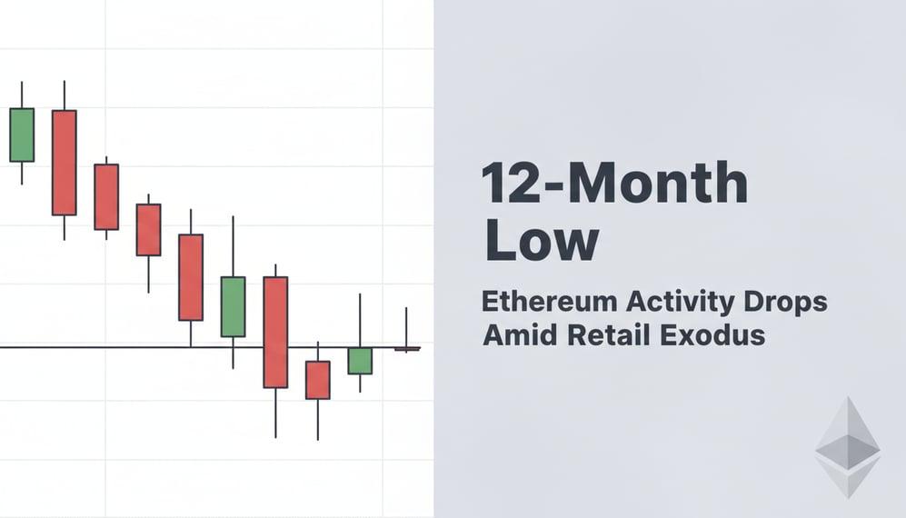 Ethereum Network Activity Hits 12-Month Low Amid Retail Exodus: What’s Next?