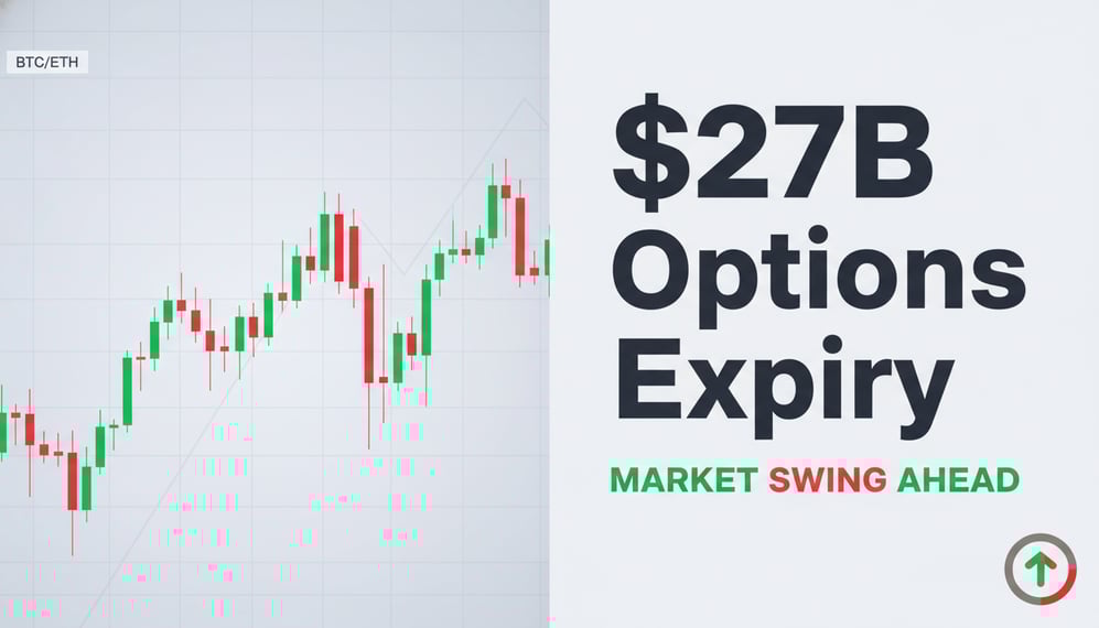 What the $27 Billion Bitcoin and Ethereum Options Expiry Means for Markets