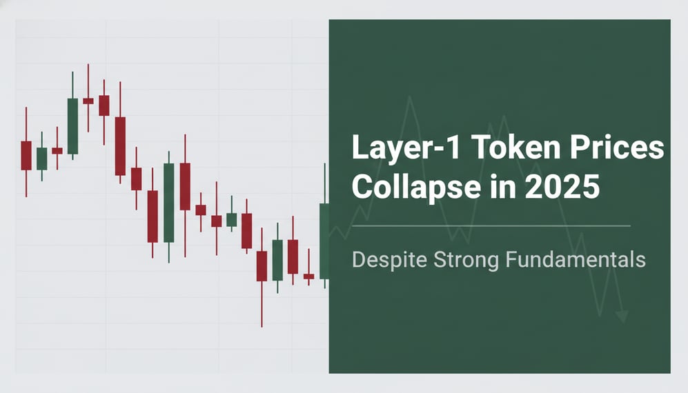 Why Did Layer-1 Token Prices Collapse in 2025 Despite Strong Fundamentals?