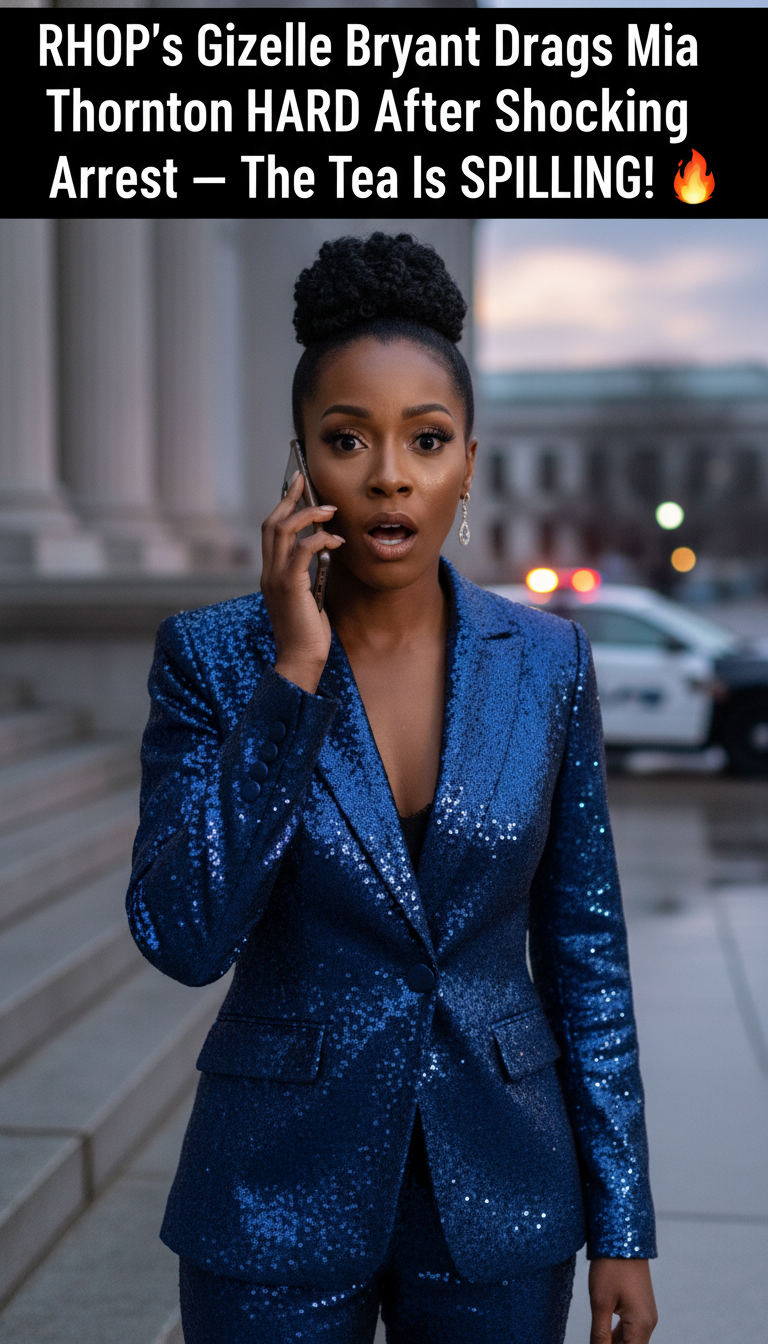 RHOP’s Gizelle Bryant Drags Mia Thornton HARD After Shocking Arrest — The Tea Is SPILLING! ☕🔥
