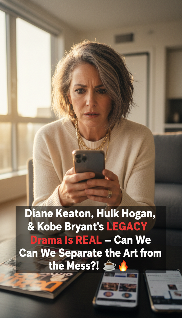 Diane Keaton, Hulk Hogan, & Kobe Bryant’s LEGACY Drama Is REAL — Can We Separate the Art from the Mess?! ☕🔥