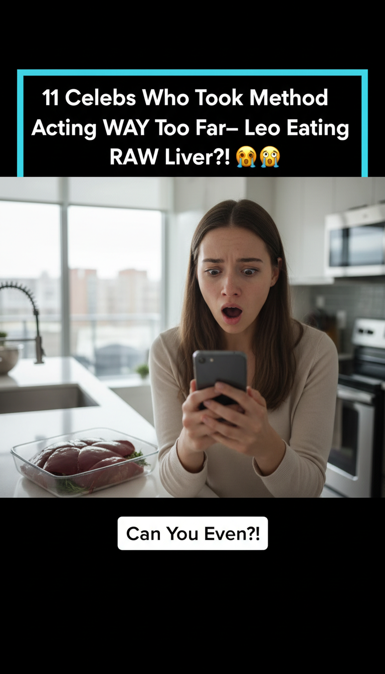 11 Celebs Who Took Method Acting WAY Too Far—Leo Eating RAW Liver?! 🤯☠️ Can You Even?!