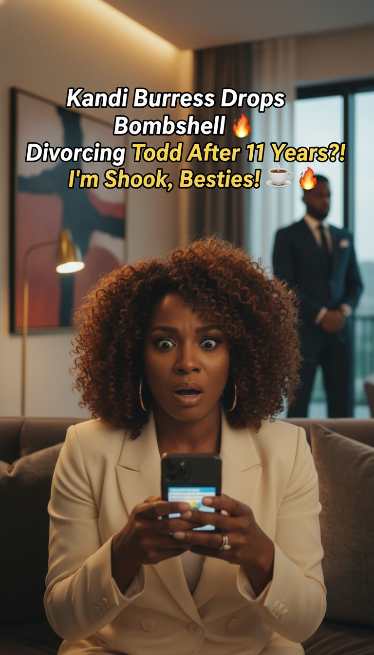 Kandi Burruss Drops Bombshell 💥 Divorcing Todd After 11 Years?! I’m Shook, Besties! ☕🔥