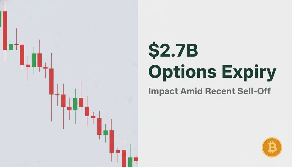 How Will $2.7B Bitcoin Options Expiry Impact Markets Amid Recent Sell-Off?