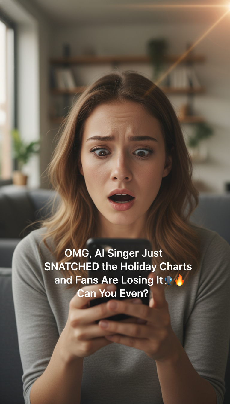 OMG, AI Singer Just SNATCHED the Holiday Charts and Fans Are Losing It! 🤖🎤🔥 Can You Even?!