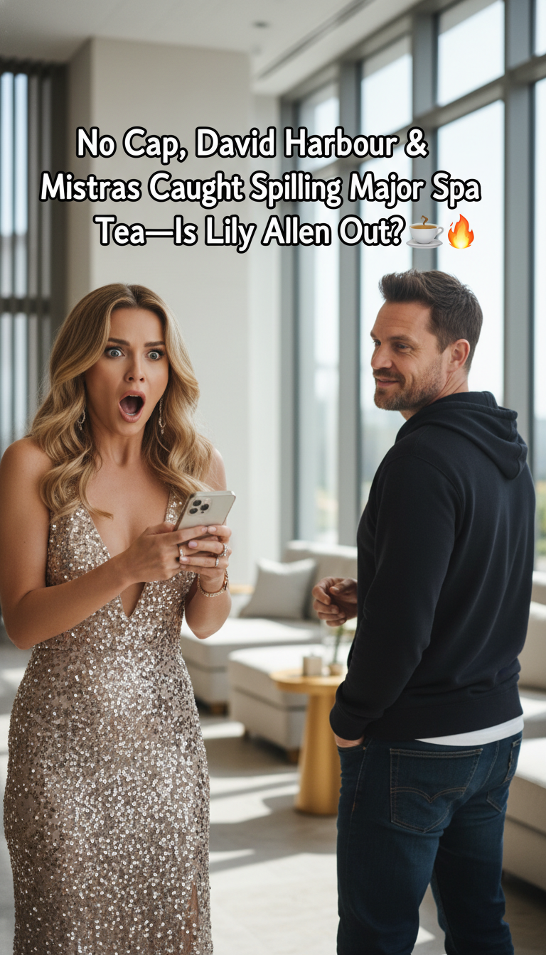 No Cap, David Harbour & Mistress Caught Spilling Major Spa Tea—Is Lily Allen Out? ☕🔥