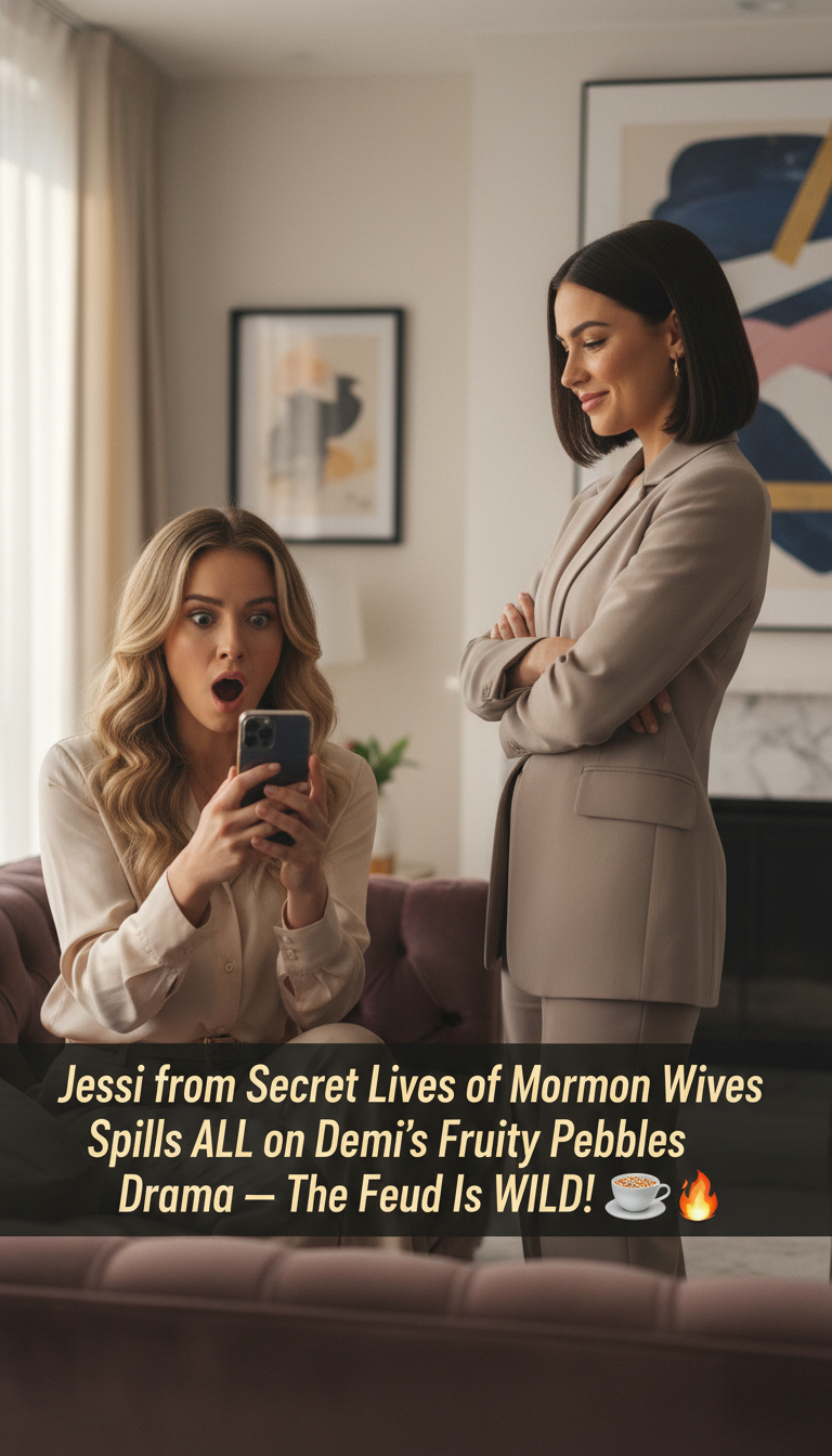 Jessi from Secret Lives of Mormon Wives Spills ALL on Demi’s Fruity Pebbles Drama — The Feud Is WILD! ☕🔥