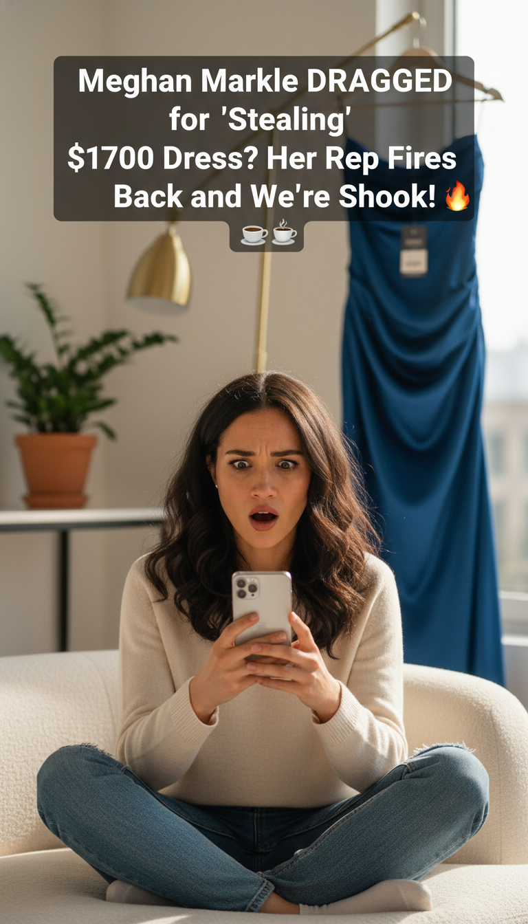 Meghan Markle DRAGGED for ‘Stealing’ $1700 Dress? Her Rep Fires Back and We’re Shook! ☕🔥