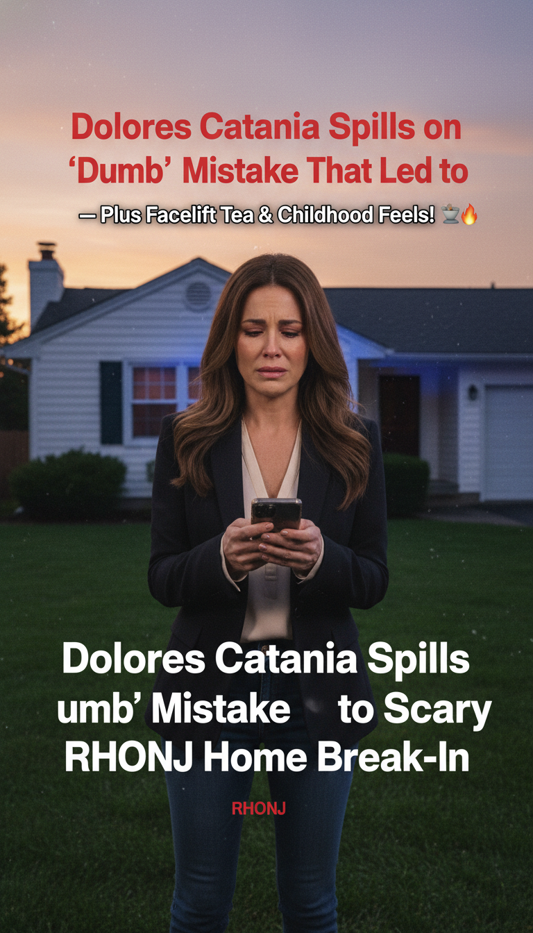 Dolores Catania Spills on ‘Dumb’ Mistake That Led to Scary RHONJ Home Break-In — Plus Facelift Tea & Childhood Feels! ☕🔥