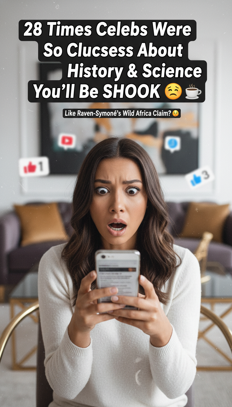 28 Times Celebs Were So Clueless About History & Science You’ll Be SHOOK 😩☕ Like Raven-Symoné’s Wild Africa Claim?!