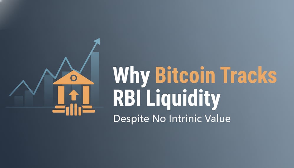 Why Does Bitcoin Price Closely Follow RBI Liquidity Despite No Intrinsic Value?