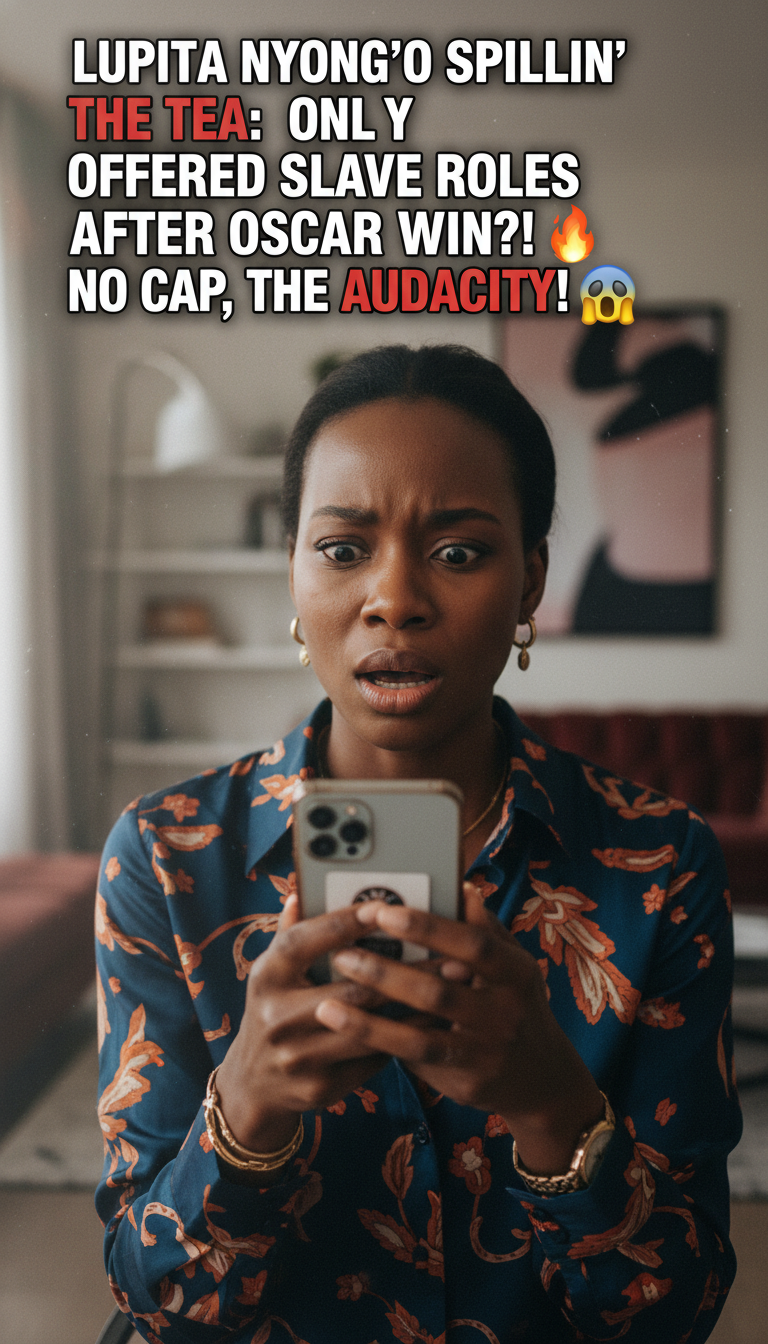 Lupita Nyong'o Spillin' the Tea: Only Offered Slave Roles After Oscar Win?! ☕🔥 No Cap, The Audacity! 😱