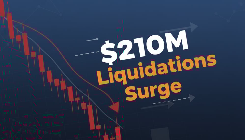 What Caused Bitcoin’s $210M Liquidation Surge Amid Sudden Price Drop?