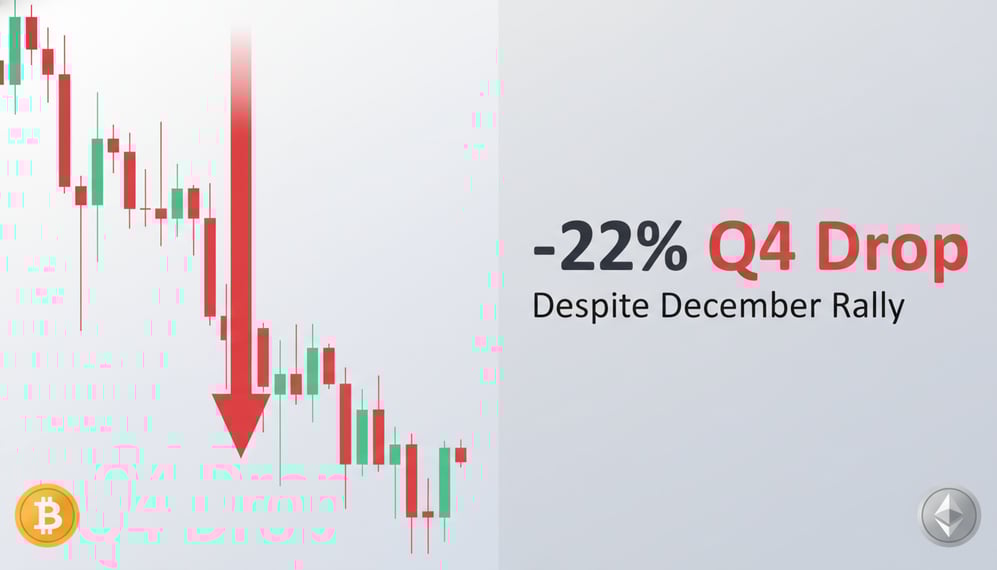 Why Did Bitcoin and Ether Fall Over 22% in Q4 Despite December’s Rally?