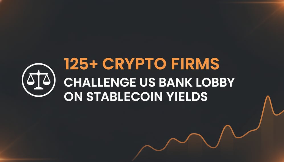 Crypto Firms Challenge US Bank Lobby Over Stablecoin Yield Restrictions