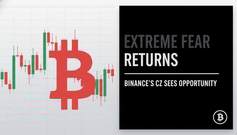 Bitcoin Faces 'Extreme Fear' Again – Why Binance’s CZ Sees Opportunity