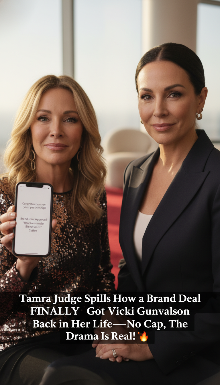 Tamra Judge Spills How a Brand Deal FINALLY Got Vicki Gunvalson Back in Her Life—No Cap, The Drama Is Real! ☕🔥