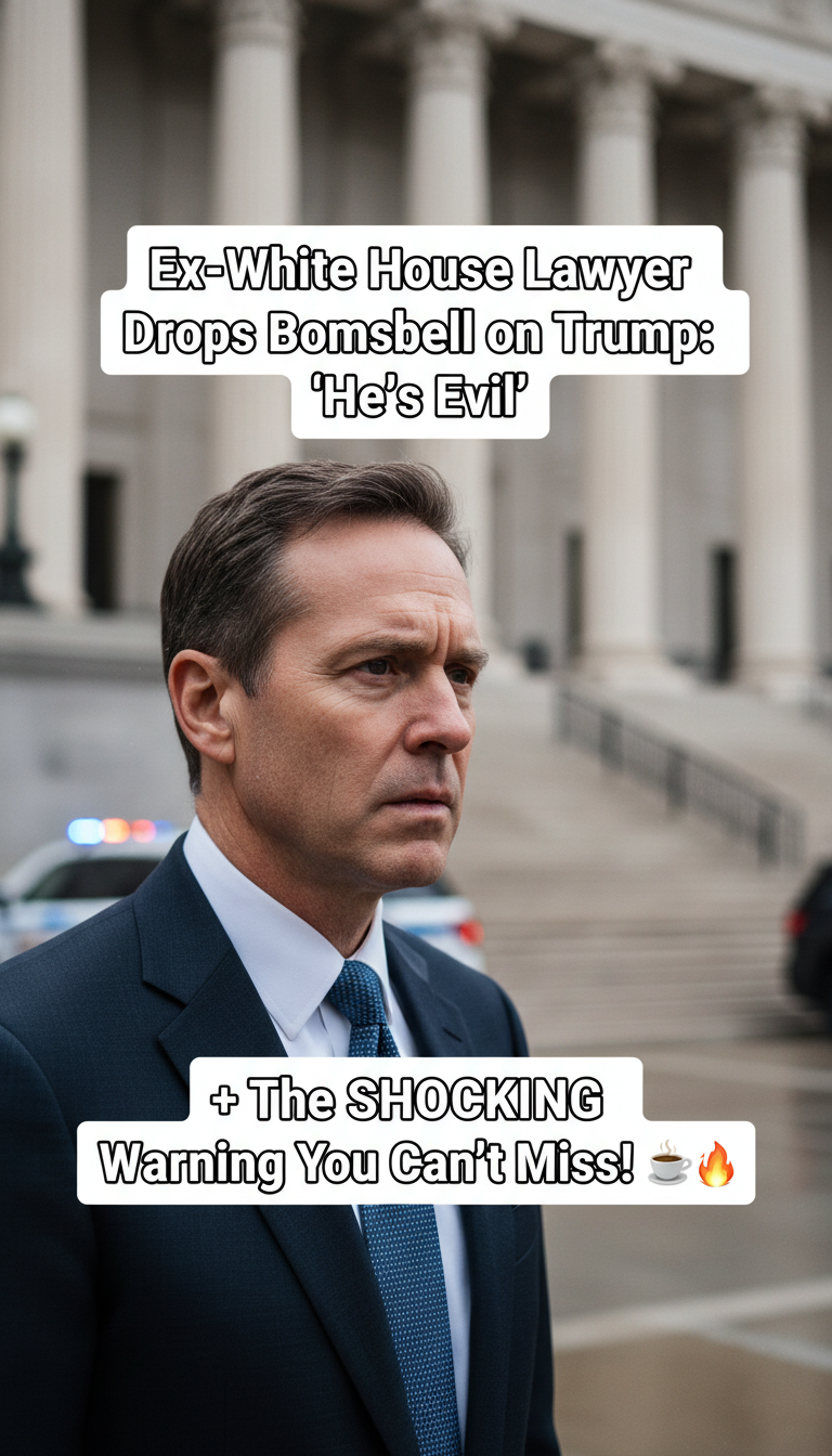 Ex-White House Lawyer Drops Bombshell on Trump: ‘He’s Evil’ + The SHOCKING Warning You Can’t Miss! ☕🔥