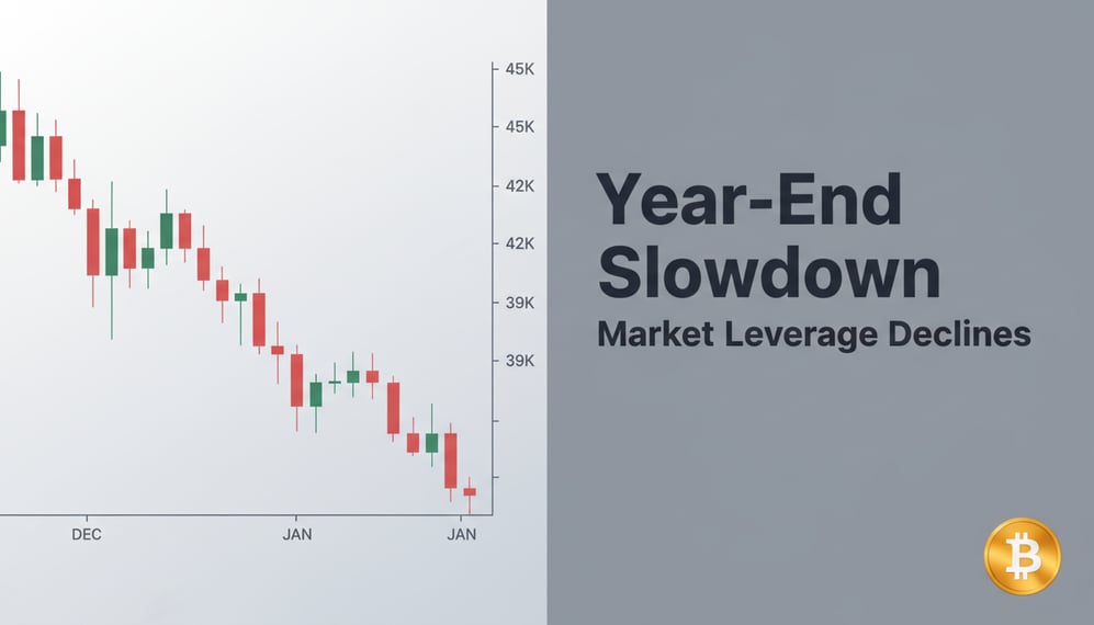 Why Is Bitcoin Slowing Down at Year-End as Market Leverage Declines?