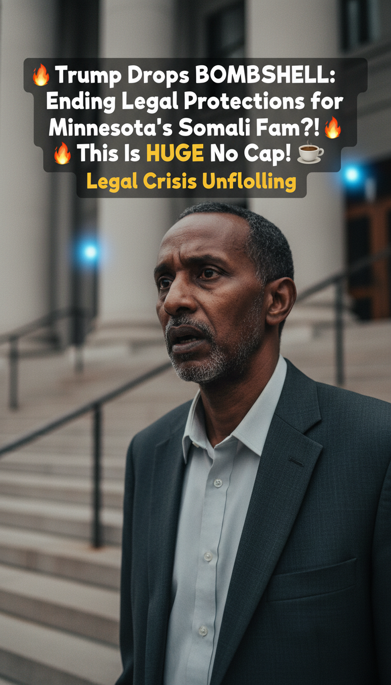 Trump Drops BOMBSHELL: Ending Legal Protections for Minnesota’s Somali Fam?! ☕🔥 This Is HUGE No Cap!