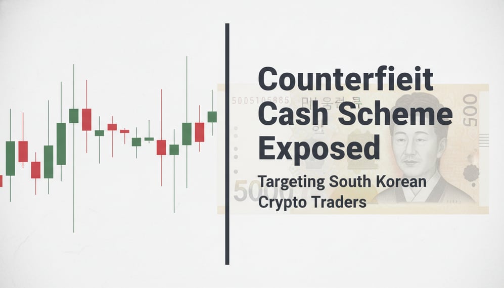 How South Korean Police Uncovered a Counterfeit Cash Scheme Targeting Crypto Traders