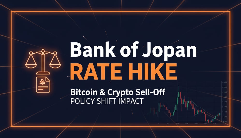How Bank of Japan’s Rate Hike Could Impact Bitcoin Amid Crypto Sell-Off