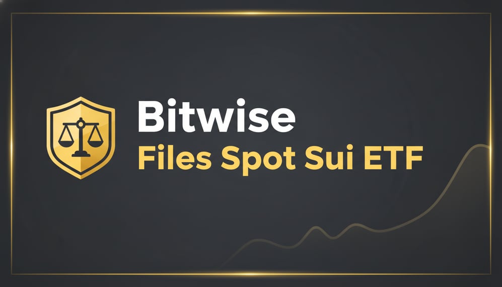 Bitwise Files with SEC to Launch Spot Sui ETF Amid Growing Competition