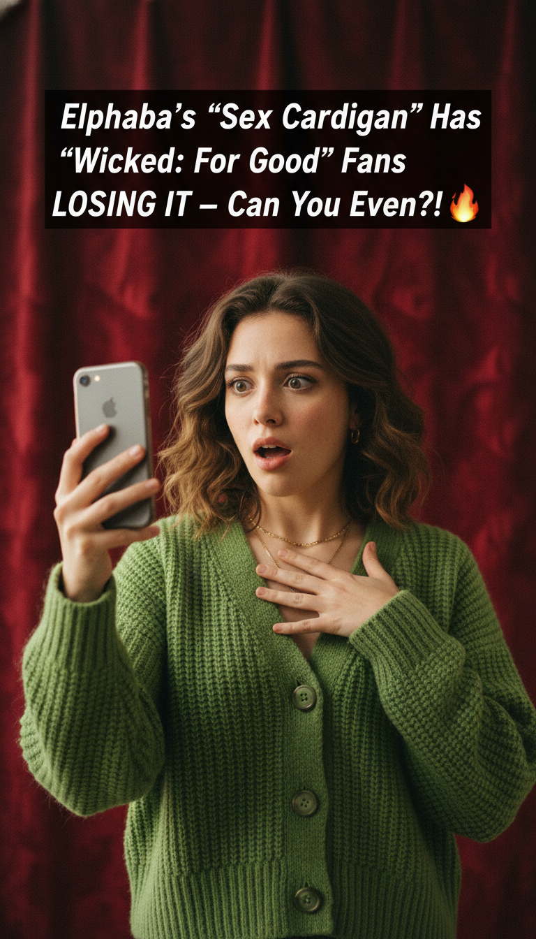 Elphaba’s ‘Sex Cardigan’ Has ‘Wicked: For Good’ Fans LOSING IT — Can You Even?! ☕🔥