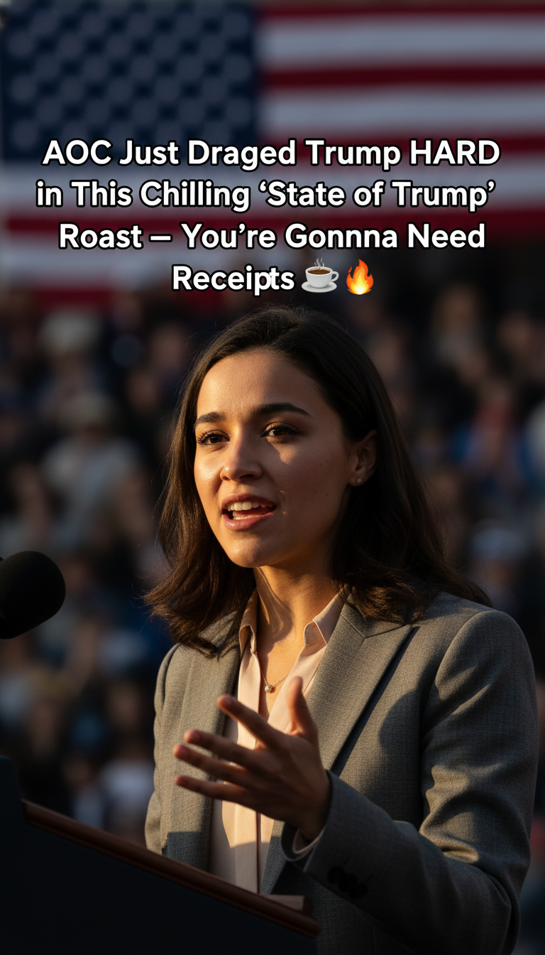 AOC Just Dragged Trump HARD in This Chilling ‘State of Trump’ Roast — You’re Gonna Need Receipts ☕🔥