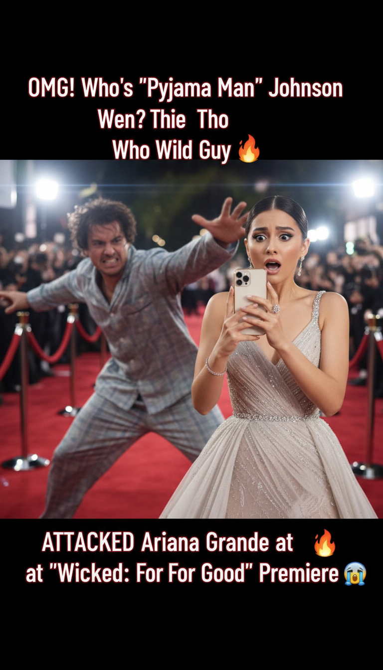 OMG! Who’s ‘Pyjama Man’ Johnson Wen? The Wild Guy Who ATTACKED Ariana Grande at ‘Wicked: For Good’ Premiere 😱☕🔥